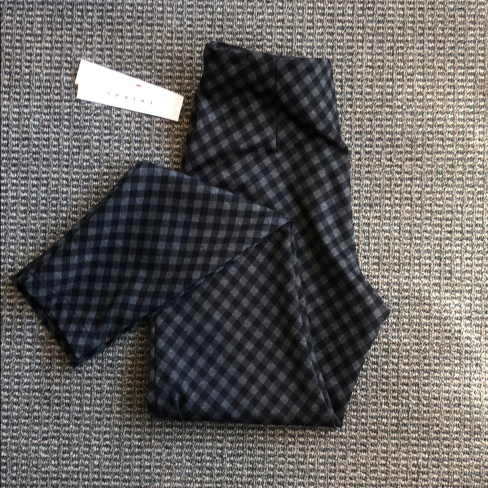 Tribal Check Stretch Pants